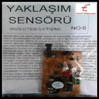 Yaklaşım Sensörü Kızılötesi İletişim Devresi - IR Engel Algılama Modülü - Monteli