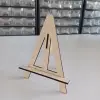 100x75mm Şövale Ahşap MDF Teşhir Ayağı – 3mm MDF Mini Şövale Standı (6 Renk)