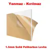 1.5mm Solid Polikarbon Levha Şeffaf