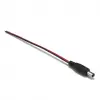 2.1mm Erkek DC Jack 20cm Kablo - 5.5x2.1mm Standart Güç Çıkış Konnektörü