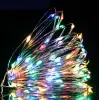 3 Metre RGB Peri LED - 2xAA Pilli Çok Renkli Tel LED Aydınlatma - Gümüş Tel