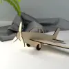 3D Ahşap Boyanabilir Uçak Maketi (Lazer Kesim)