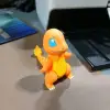 3D Hareketli Ahşap Pokemon Charmander Figürü (Boyanabilir)