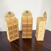 4 Raflı 8 Bölmeli MDF Ahşap Masaüstü Teşhir ve Organizer Standı