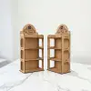 4 Raflı MDF Ahşap Masaüstü Teşhir ve Organizer Standı