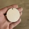 4mm Kavak Daire Anahtarlık Ölçü Seçimli Lazer Kesim