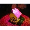 Boyanabilir Mini Ahşap Ev Maketi - 3mm MDF Lazer Kesim Etkinlik Seti