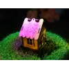 Boyanabilir Mini Ahşap Ev Maketi - 3mm MDF Lazer Kesim Etkinlik Seti