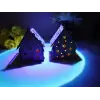 Boyanabilir Ahşap Ev Gece Lambası - 3mm MDF Lazer Kesim Hobi Seti