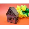 Boyanabilir Minik Ahşap Ev Maketi - 3mm MDF Lazer Kesim Etkinlik Seti