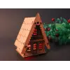 Boyanabilir Ahşap Ev Modeli - 3mm MDF Lazer Kesim Sanat Etkinliği