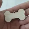 Ahşap MDF Anahtarlık Kemik Model Her Boyut Her Renk