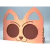 Ahşap Fotoğraf Çerçevesi Kedi Model