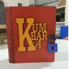 Ahşap Kilitli Kitap Kumbara