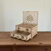 Ahşap Kutu Çekmeceli Mücevher Kutusu