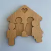 Ahşap MDF Anahtarlık Sevgili Temalı
