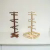 Ahşap MDF Anahtarlık Takı Teşhir Standı | 150x150x330mm Kutu Taban Seçenekli