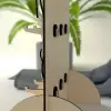 Ahşap MDF Anahtarlık Takı Teşhir Standı | 9 Çubuklu 30x20cm Sunum Ünitesi