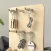 Ahşap MDF Anahtarlık Takı Teşhir Standı | 9 Çubuklu 30x20cm Sunum Ünitesi
