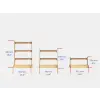 Ahşap MDF Anahtarlık Takı Teşhir Standı | Modüler Tasarım (1, 2 ve 3 Gözlü)