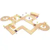 Ahşap MDF Çocuk Trafik Eğitim Oyun Parkuru Şehir Seti 90x70 cm