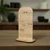 Ahşap MDF Küpe Teşhir Standı | 120x200mm Profesyonel Sergileme Paneli