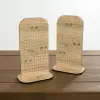 Ahşap MDF Küpe Teşhir Standı | 120x200mm Profesyonel Sergileme Paneli