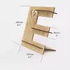 Ahşap MDF Mini 2 Katlı Bileklik ve Saat Teşhir Standı - 22 cm Lazer Kesim Kompakt Tasarım