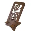 Ahşap MDF Telefon Standı – Kelebek Figürlü Dekoratif Model (8.5x17.5 cm)