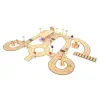 Ahşap MDF Trafik Kuralları Eğitim Araç Parkuru Şehir Seti 90x70 cm
