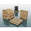 Ahşap Palet Modelli Bardak Altlığı 6 lı Set