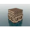 Ahşap Palet Modelli Bardak Altlığı 6 lı Set