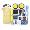 Arduino 2WD Engelden Kaçan Robot Araba Kiti - Otonom Eğitim Seti - Sensör ve Sürücü Dahil