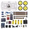 Arduino 4WD Çok Fonksiyonlu Robot Araba Kiti - Otonom ve IR Uzaktan Kontrollü Eğitim Seti