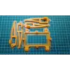 Arduino Örümcek Robot Gövde Kiti - 3D Baskı Plastik Set - Vida Seti Dahil