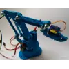 Arduino Plastik Robot Kol Kiti - 4 Servo Motor ve Joystick Kontrol Ünitesi Dahil