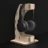 Aura-Dock Ahşap MDF Kulaklık Standı (Tüm Modellere Uyumlu)