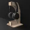Aura-Dock Ahşap MDF Kulaklık Standı (Tüm Modellere Uyumlu)