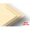 Banu Çift Yüz Boyalı MDF 3mm Lazer Kesim Plaka - Özel Ebat Seçenekli