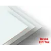 Beyaz Çift Yüz Boyalı MDF 3mm Lazer Kesim Plaka - Özel Ebat Seçenekli