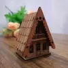 Boyanabilir Ahşap Ev Modeli - 3mm MDF Lazer Kesim Sanat Etkinliği