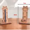 Boyanabilir Ahşap Kedi Kalemlik - 3mm MDF Lazer Kesim Hobi Seti