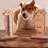 Boyanabilir Ahşap Köpek Kalemlik - 3mm MDF Lazer Kesim Hobi Seti