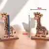 Boyanabilir Ahşap Zürafa Figürü 18x10 cm