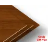 Ceviz Çift Yüz Boyalı MDF 3mm Lazer Kesim Plaka - Özel Ebat Seçenekli