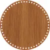 Daire Ahşap MDF Sepet Tabanı 29 cm (Delik Çapı 8 mm)