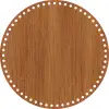 Daire Ahşap MDF Sepet Tabanı 32 cm (Delik Çapı 8 mm)