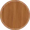 Daire Ahşap MDF Sepet Tabanı 35 cm (Delik Çapı 8 mm)