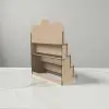 Divido-Master 12 Bölmeli 4 Katlı Ahşap MDF Teşhir Standı 48x58 cm