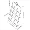 Divido-Master 12 Bölmeli 4 Katlı Ahşap MDF Teşhir Standı 48x58 cm